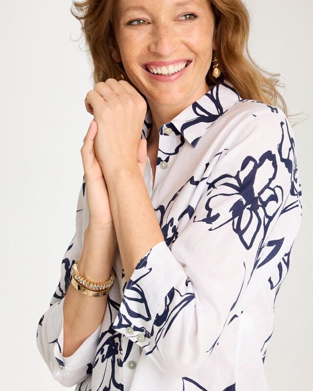 No Iron Linen Amalfi Shirt - image 4